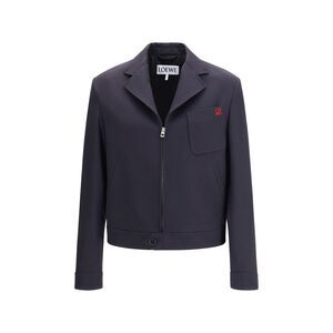 Loewe Men Mid-Weight Wool Cavalry Jacket